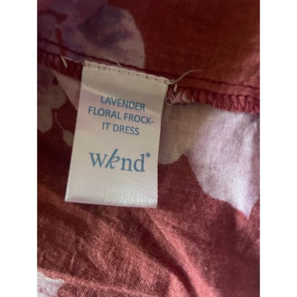 Wknd Lavender Floral Frock Future Is So Bright Drop Waist Size XS Mini Dress - Picture 3 of 7